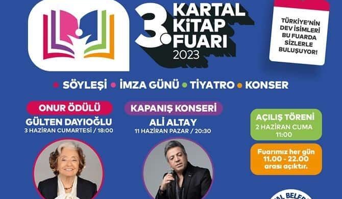 Kartal Kitap Fuarı 3. kez kapılarını açıyor