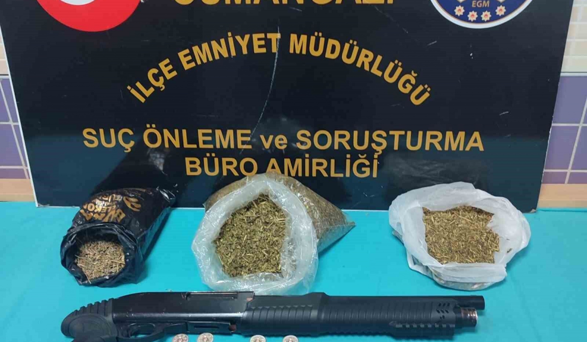 Bursa’da 1 kilo 437 gram bonzai yakalandı