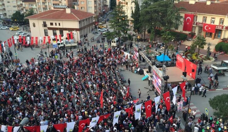 İnegöl’de nöbet başladı