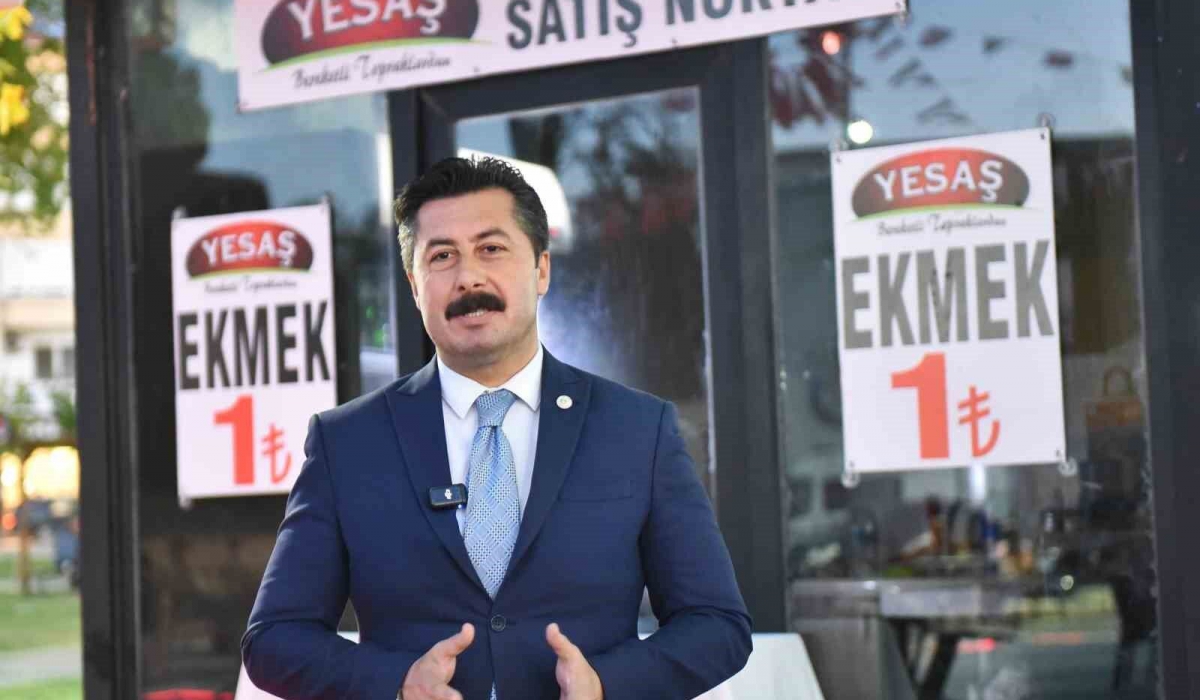 Yenişehir’de ekmek 1 TL’den satılmaya başlandı