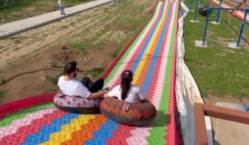 Avrupa’nın en büyük kaydırağı Yolopark Bursa’da