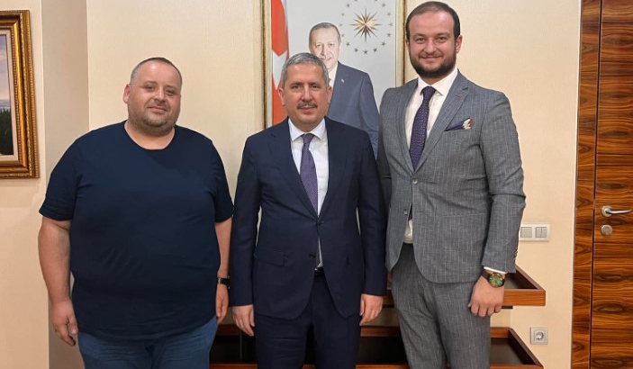 Melih Uçaravcı'dan Ticaret Bakan Yardımcısı Mahmut Gürcan'a Ziyaret