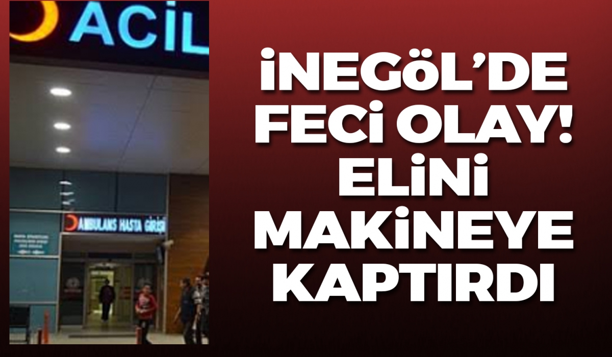 İnegöl'de feci olay!