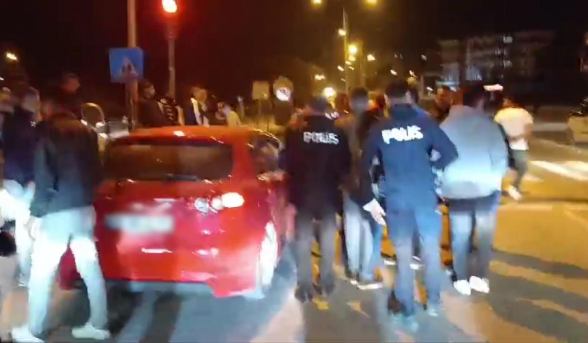 Alanyurt yolunda sıcak dakikalar! Canlı yayın yapıp kaçtı 