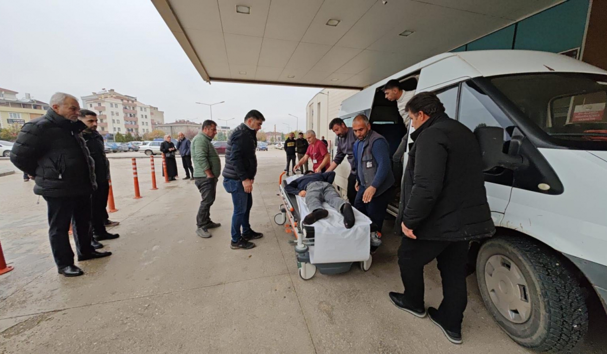 İnegöl'de feci olay! İşçiye vinç çarptı