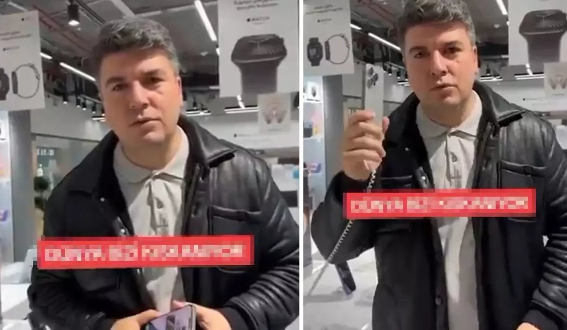 Telefon almak için Gürcistan'a gitti! Bakın tepkisi ne oldu