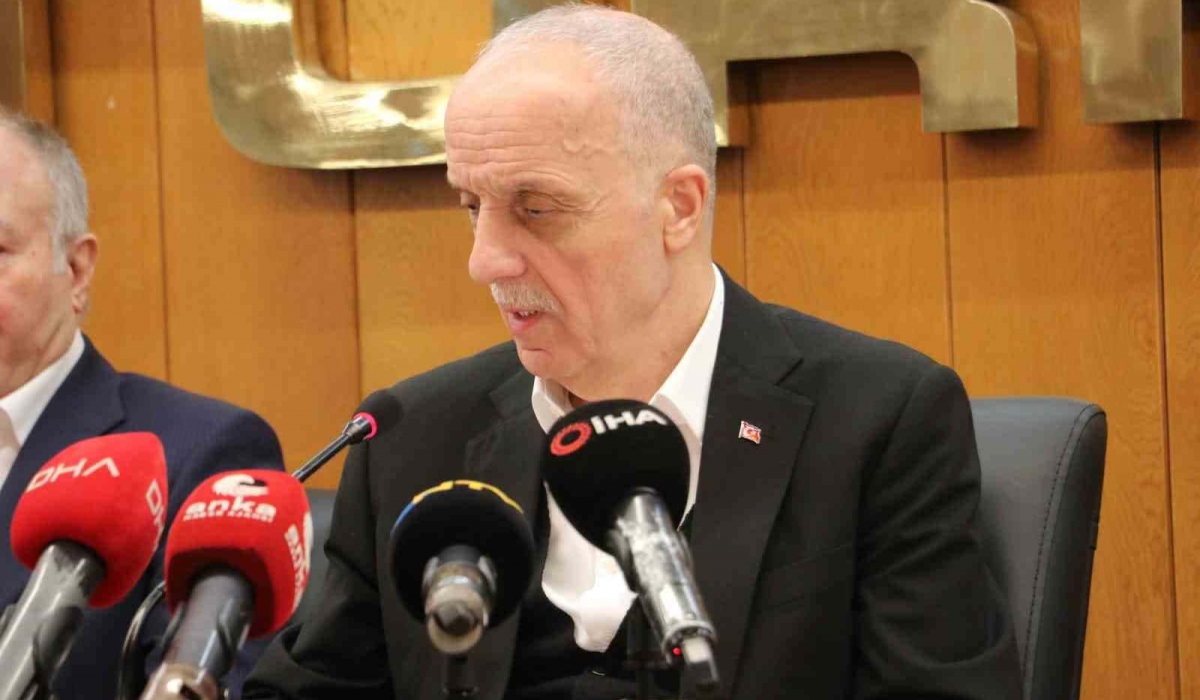 Türk-İş Genel Başkanı Ergün Atalay'dan Hükümete Asgari Ücret Resti