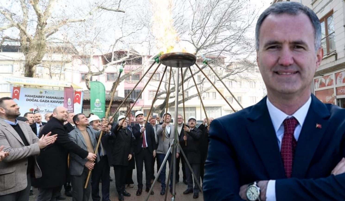 Başkan Taban müjdeyi verdi! Tahtaköprü'ye de doğalgaz gelecek