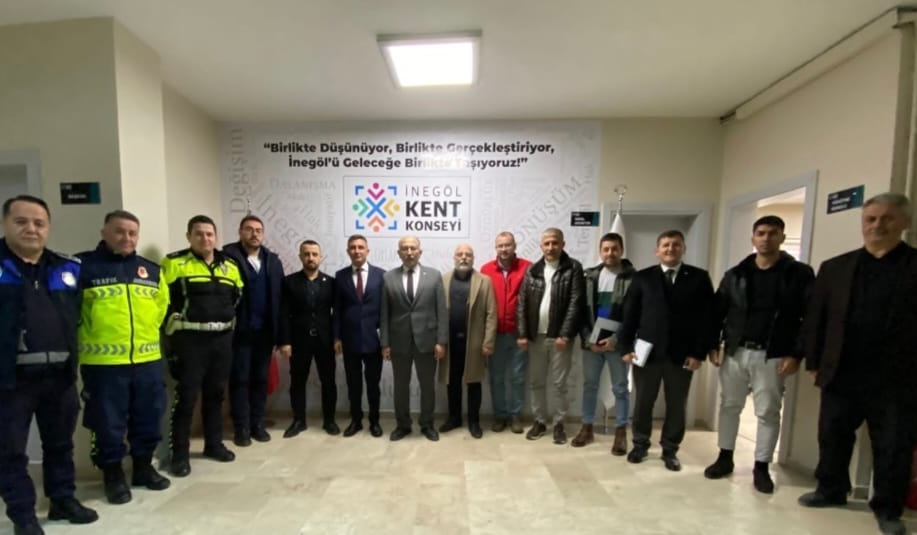 İnegöl'ün trafiği masaya yatırıldı