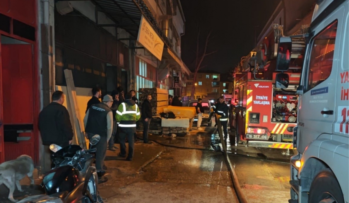 Mahmudiye Mahallesi’nde Korkutan Yangın