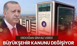 Büyükşehir kanunu değişiyor! Cumhurbaşkanı Erdoğan sinyali verdi