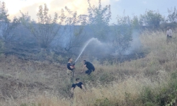İnegöl’de ormanlık alanda bir yangın daha