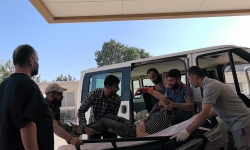 İnegöl'de korkutan iş kazası! Bir işçi başından yaralandı