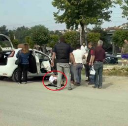 Bursa’da takla atan otomobilde 2 kişi yaralandı