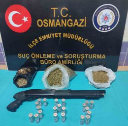 Bursa’da 1 kilo 437 gram bonzai yakalandı