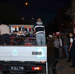 Nilüfer’de seyyar satıcı operasyonu