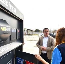 Mustafakemalpaşa’ya mobil atık merkezi