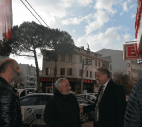 AK Parti İnegöl Belediye Başkan Adayı Mahsuni Canbay Esnaf Ziyaretlerine Devam Ediyor