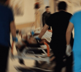 Kolonya içen adam yaşam mücadelesi veriyor