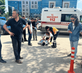 Adnan Menderes Bulvarı'nda trafik kazası