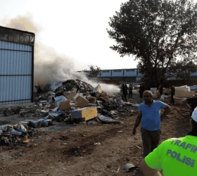 İnegöl'de korkutan yangın! Dumanlar gökyüzünü kapladı