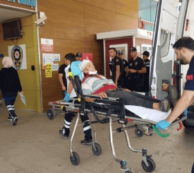 İnegöl'de yaşlı adam hastanelik oldu!