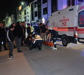 İnegöl’de Motosikletli Kaza Yaptı! 
