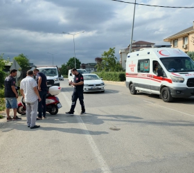 Nene Hatun Kavşağı'nda korkutan kaza: 1 yaralı