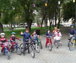 Yaşam Köyü İlkokulu ekim ayı çocuk bisiklet sürüşü gerçekleşti