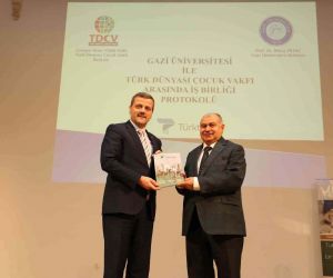 Gazi Üniversitesi ile Türk Dünyası Çocuk Vakfı ve Bilge Türk Eğitim Kültür Vakfı arasında iş birliği protokolü imzalandı