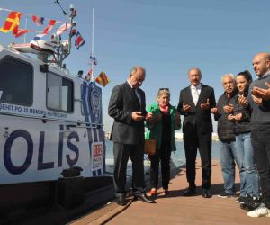 Yalova’da polis teknesine “Şehit Polis Memuru Fehim Çakır” ismi verildi