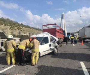 Yavuz Sultan Selim Köprüsü girişinde zincirleme kaza: 5 yaralı