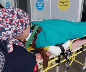 Samsun’da  aracın çarptığı kadın ağır yaralandı