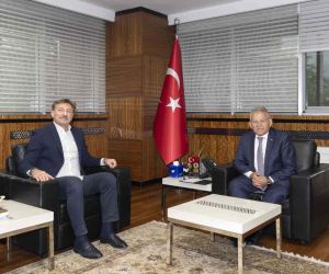Başkan Büyükkılıç, Bahçelievler Belediye Başkanı Bahadır’ı Ağırladı