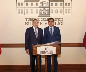Eski Bakan Eroğlu’dan Bilecik Valiliğine ziyaret