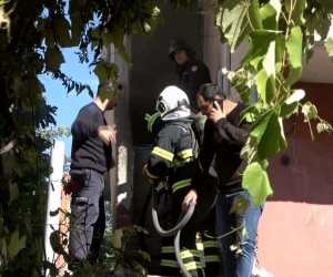 Bafra’da yangın paniği