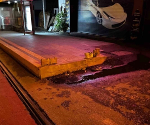Bursa’da bir garip kaza : Yaya aracın altında kalmaktan son anda kurtuldu