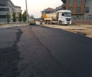 Turgutalp Mahallesinde Asfalt Çalışması Yapıldı	