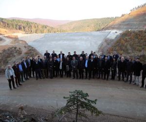 Büyükşehir bürokratları Akçay barajını inceledi