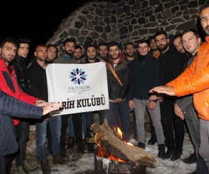 Erzurum’da Tarihi Aziziye ve Mecidiye Tabyalarında Ecdada Saygı Nöbeti