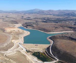 Karaman’da Taşkale Gölet’inden 4 bin dekar arazi sulanacak