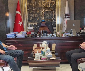 Başkan adayı Hakan Peker, Ünal’a hedeflerini ve projelerini anlattı