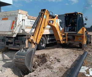 Kazım Karabekir’de yeni yerleşim alanına ek kanalizasyon hattı