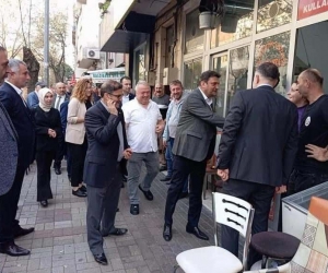 MHP İl Başkanı Muhammet Tekin esnafı ziyaret etti