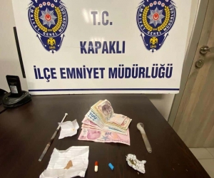 Kapaklı’da uyuşturucu tacirine operasyon