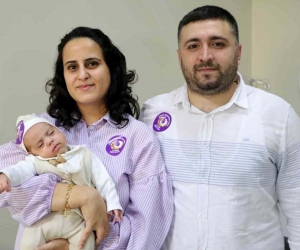 Aslan bebek, 29 yıldır çocuğu olmayan Şahin ailesinin umudu oldu