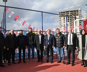 Maltepe mahallesi semt spor sahası açıldı