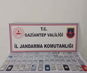 Gaziantep’te 1 milyon lira değerinde kaçak telefon ele geçirildi