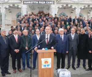 Sözlü’den BAE Dışişleri Bakanı Zayid’e Fahrettin Paşa Camii’nden tepki