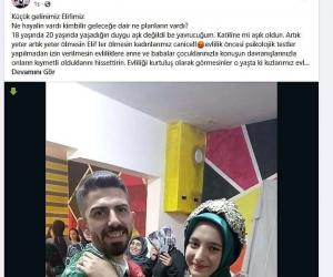 Kadın muhtardan koca kurbanı Elif için duygusal paylaşım